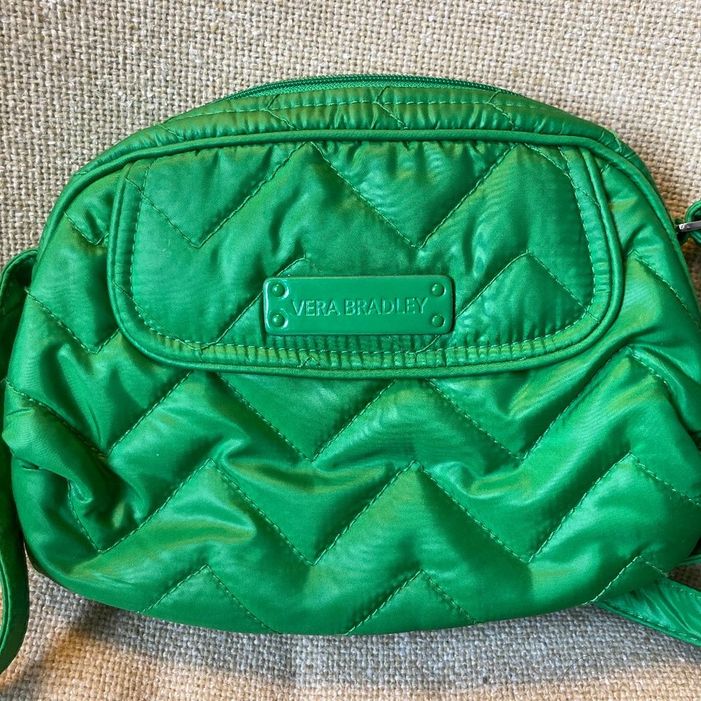 COPY - Vera Bradley Puffy Crossbody in Green - Picture 6 of 6